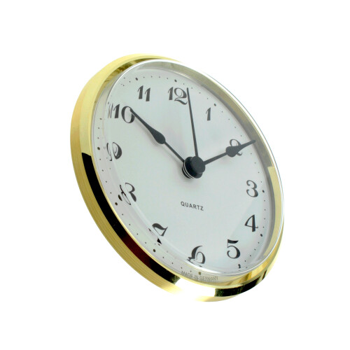 UTS Kapsel- Einsteckwerk Quarz Uhrwerk, rund, mit arabischem Ziffernblatt 103 mm