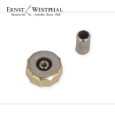 Original FORTIS Krone, gelb, NOS, Gewindedurchmesser 0,9 mm