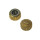 Corona originale FORTIS, 4  mm, NOS, diametro del filetto 0,9 mm Giallo