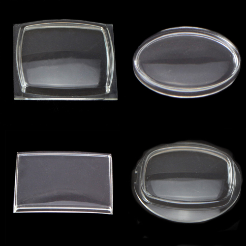 Verre de forme original TISSOT / verre synthétique acrylique sans armature