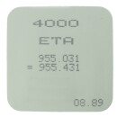 Genuino ETA/ESA 955.031 Montaje Eléctrico/Bloqueo 4000