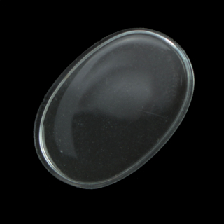 Original TISSOT Kunststoffglas / Acrylglas ohne Armierung Oval-7,0 X 13,6 mm