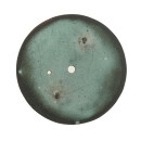 Orologio da tasca quadrante arabo smaltato bianco 36,5 mm