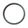 Anello di rinforzo per orologi da polso, nero, H: 1 mm, L: 2 mm
