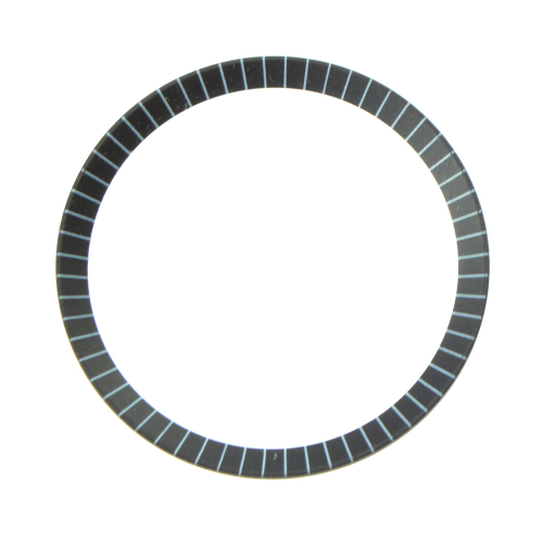 Reinforcement ring for wristwatches,black, H: 1 mm 30.1 mm