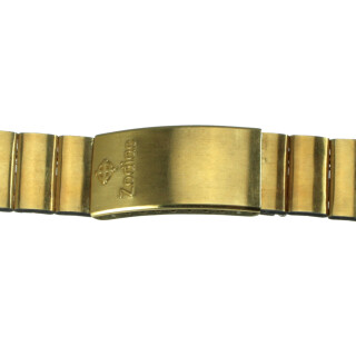 Original ZODIAC Stahlarmband mit Faltschließe, vergoldet, 150 mm