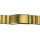 Bracciale originale ZODIAC in acciaio chiusura pieghevole,placcato oro 150 mm