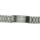 Original ZODIAC brazalete de acero con cierre desplegable, 150 mm