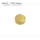 Corona IWC con collo 5,0 mm placcato oro, con guarnizione