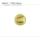 Corona partida de IWC de 5,5 mm chapada en oro, con junta
