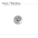 Corona TISSOT, cromada 3,7 mm, tubo 2,2 mm, rosca 0,9 mm,...