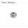 TISSOT crown, chrome plated 2.5 mm, 0.9 mm thread