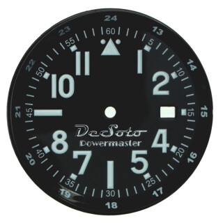 DeSoto Powermaster Dreizeiger Armbanduhr Diverstyle mit Datum als DIY Bausatz