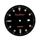 DeSoto "Diplomat" Dreizeiger Armbanduhr rose gefärbt mit Datum als DIY Bausatz
