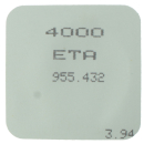 Genuino ETA/ESA 955.432 Montaje Eléctrico/Bloqueo 4000