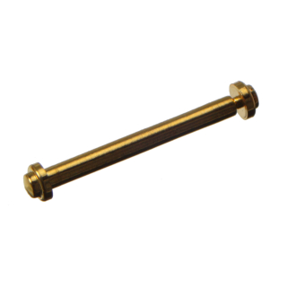 Bracelet attachment screw 16 mm gold-plated compatible to Cartier ID 30382859