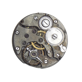 Antikes Taschenuhr Uhrwerk mit Zifferblatt, 11 , defekt zum ausschlachten