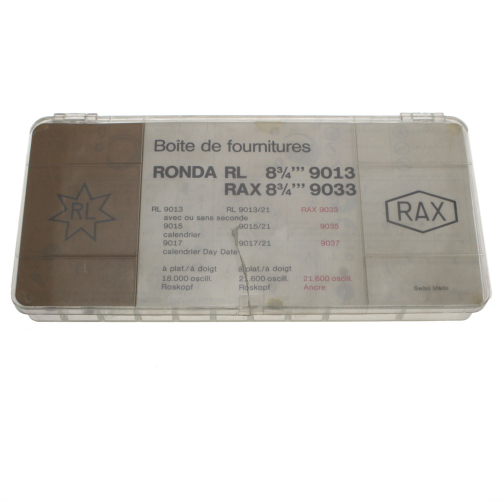 RONDA movement spare parts kit for RL 9013, RAX  9033