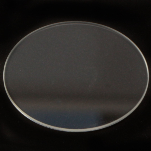 Flat mineral glass for wrist watches, thickness 1 mm, diameter 207