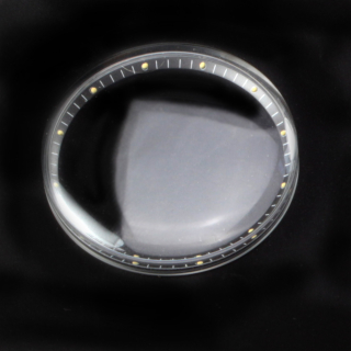 Original KIENZLE 21/2181 Acrylglas mit schwarzem Armierungsring 39,75 mm