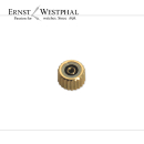 Genuine OMEGA crown gold plated thread diameter 0.9  mm,...