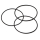 Guarnizione della lunetta EBEL originale, rotonda, per EBEL 0134901