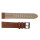 Cinturino per orologio in pelle con fibbia, 20 mm marrone