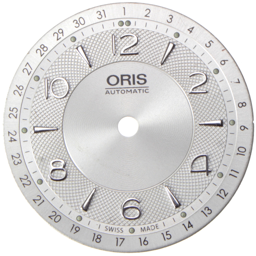 Esfera de reloj ORIS auténtica 32,5 mm, blaco