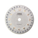 Esfera de reloj ORIS auténtica 25,5 mm, blaco