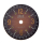 Esfera de reloj ORIS auténtica 27,6 mm, marrón