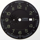 Cadran de montre ORIS authentique 37 mm, noir