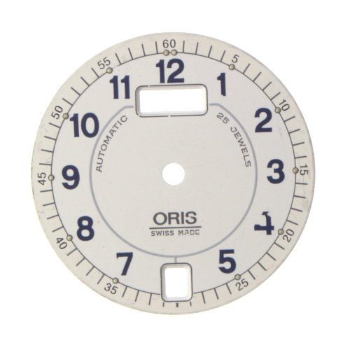 Quadrante autentico ORIS 26,5 mm, bianco