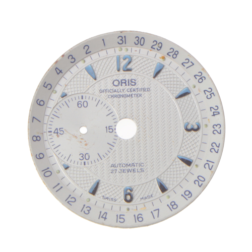 Genuine ORIS watch dial 25,6 mm, white