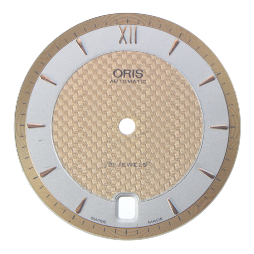 Genuine ORIS watch dial 28,5 mm, rosé