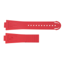 Bracelet ORIS en caoutchouc avec vis de fixation 24 mm, rouge, pour Aquis date