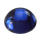 Bijou synthétique, cabouchon pour couronne hémisphère, bleu, 3 mm