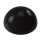 Cabouchon, joya sintética para corona de reloj, semiesfera, negro, 3 mm