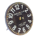 Reloj de sobremesa de cuarzo 130 mm óptica vintage...