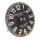 Reloj de sobremesa de cuarzo 130 mm óptica vintage "Chef Le Normand" marrón