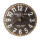 Cheminée table bureau étagère horloge quartz 130 mm optique vintage marron foncé