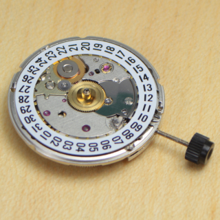 Original ETA 2824-2 Automatik Uhrwerk, 11 /12 SC CLD F3 schwarz auf weiß H3=1,50 mm