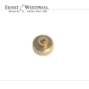 TISSOT Corona con barrilete, chapada en oro D: 5,5 mm,...