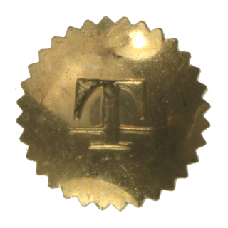 TISSOT Krone mit Federtubus, vergoldet D: 5,5 mm, Höhe: 1,6 mm