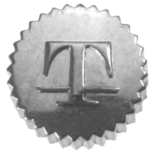 TISSOT Krone, verchromt, mit Federtubus, D: 5,5 mm, Höhe: 2,8 mm