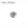 TISSOT crown, chrome-plated, for tube: 2.2 mm, D: 4.6 mm, height: 1.5 mm