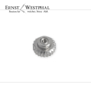 Corona TISSOT, cromada, con barrilete, D: 3,7 mm, Altura:...
