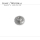 TISSOT crown, chrome-plated, with spring barrel, D: 3.7 mm, Height: 1.5 mm