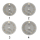 Esfera original ORIS de 25,5 mm "17 joyas" fecha a las 12, segundero pequeño