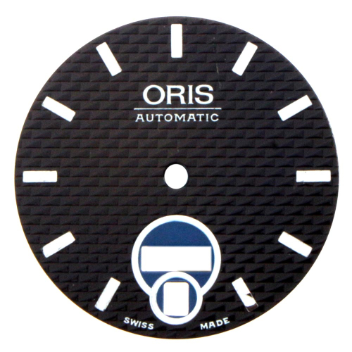 Original ORIS Armbanduhr Zifferblatt "AUTOMATIC" blau 27,0 mm