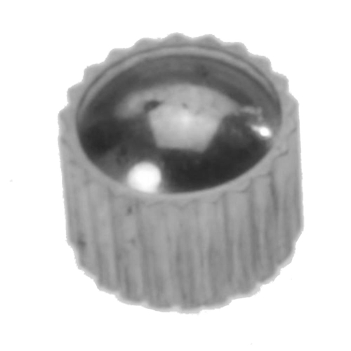 Corona per orologio da polso, acciaio, D: 6,0 mm, H: 5,4 mm, filettatura 0,9 mm
